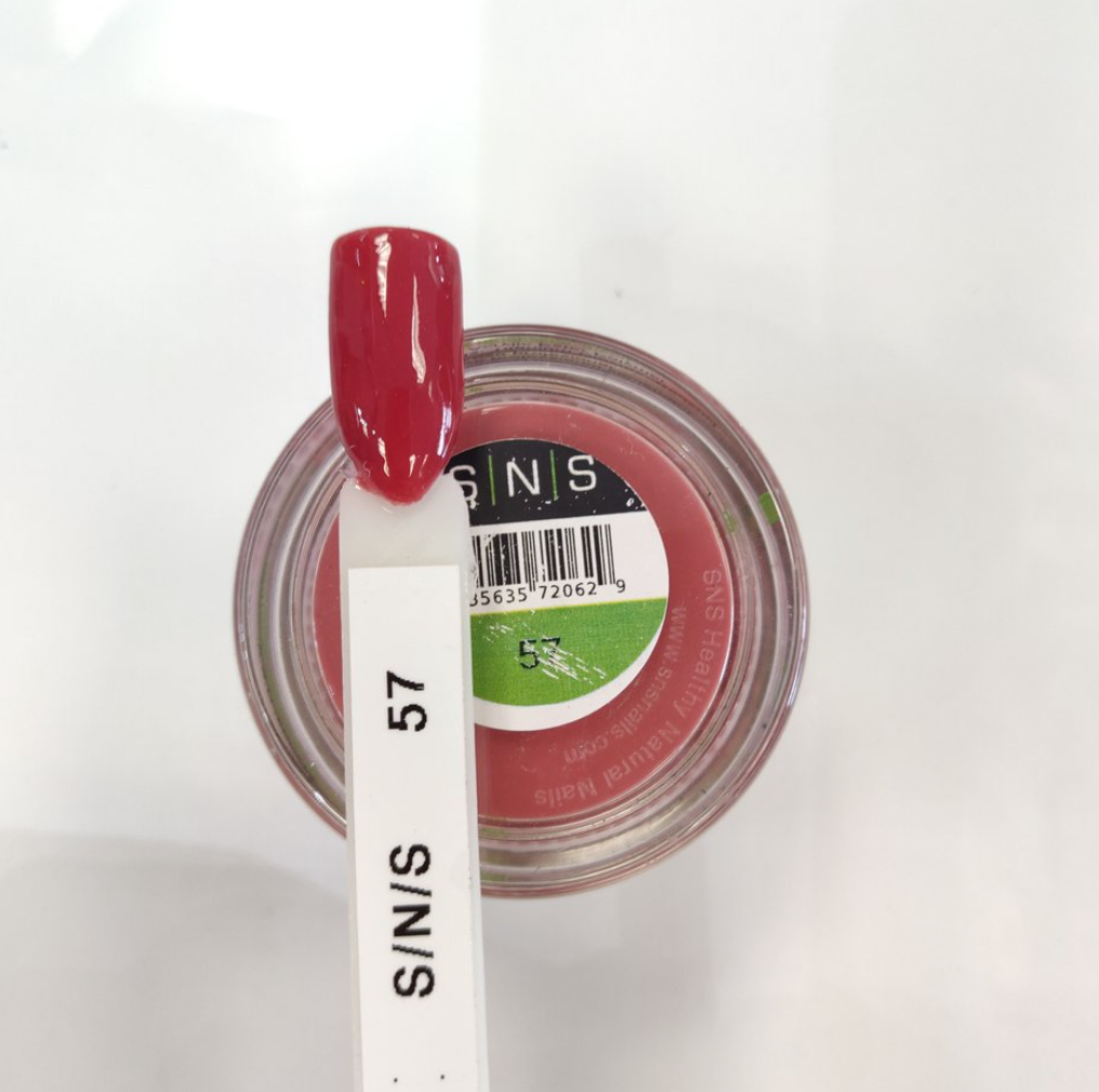 SNS Nails # 57 Cherry Cuddler 28g (1oz) | Gelous Dipping Powder