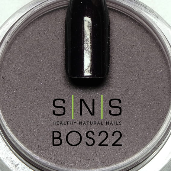 SNS Nails BOS22 Is That Black 28g (1oz) | Gelous Dipping Powder