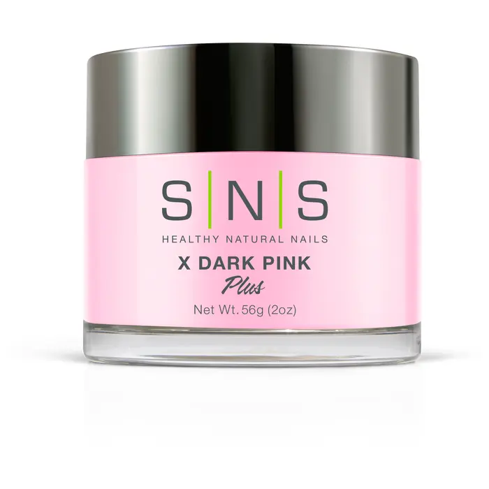  X Dark Pink - Nagelbett 56g (2oz) | SNS Nails Dipping Powder System