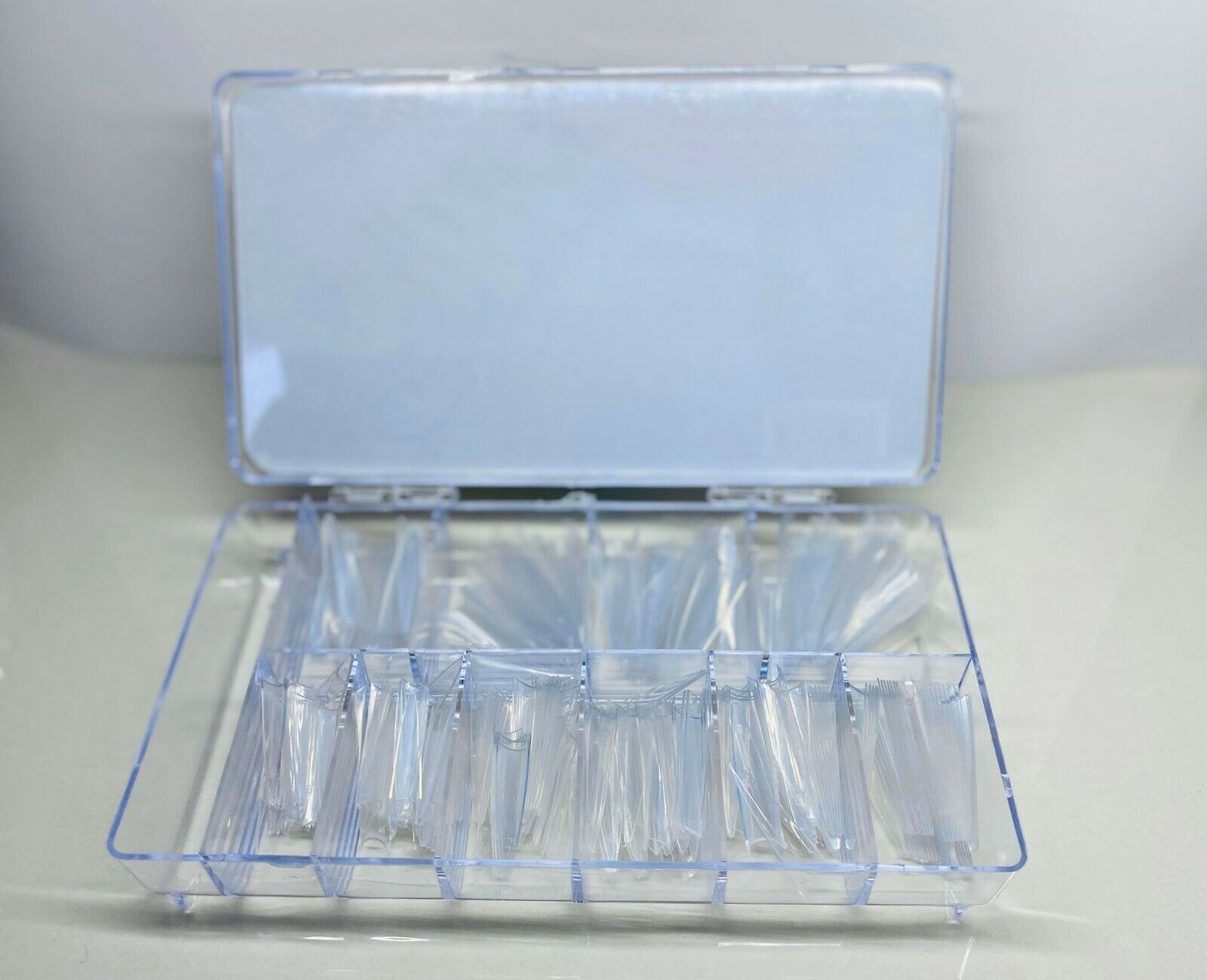500 Stk Stiletto Nageltip (mit Box) Kunstnagel Transparent Clear tip AEON 