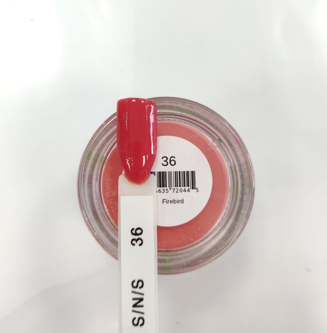 SNS Nails # 36 Firebird 28g (1oz) | Gelous Dipping Powder